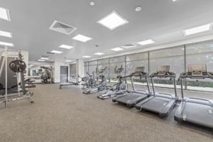 Studio Apt with Skyline Views, King Bed, and Gym