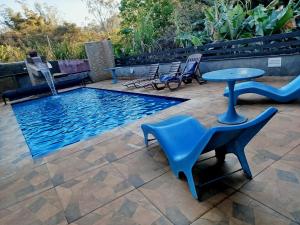 Chácara com piscina área de lazer completa estilo rústico em Socorro