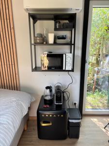 Containers aménagé au cœur des chants des grenouilles