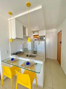 Flat com vista do mar perto do shopping e aeroporto