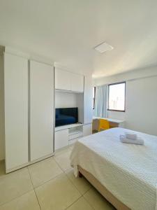 Flat com vista do mar perto do shopping e aeroporto