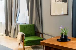 Domillion 1bdr brand-new Uzupis apt w free parking