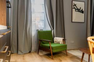 Domillion 1bdr brand-new Uzupis apt w free parking