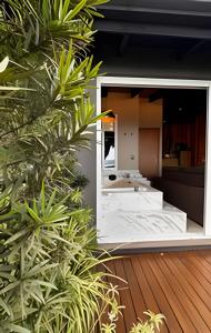 Cabana romântica com Jacuzzi ao lado de Gramado