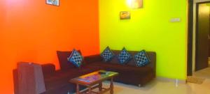 Stylish 2BHK Poolside Retreat With AC -Luxury