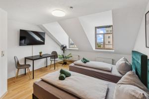 Monteurwohnung bis 16 Personen WLAN, Waschmaschine, Smart-TV, Balkon