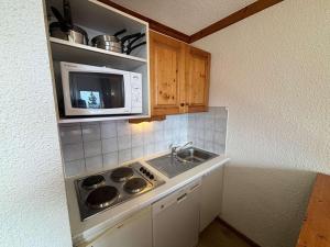 Studio cabine 4 pers. à LAlpe dHuez avec balcon - FR-1-405-373