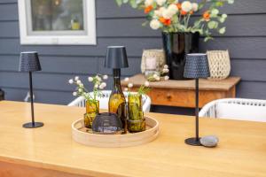 Strandperle Lathum Ferienhaus in Premium Lage am See für Urlaub und Workation mit Hundestrand