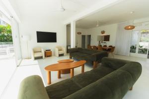 Beautiful beachfront villa with lagoon view