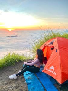 Mount Batur Camping on Summit