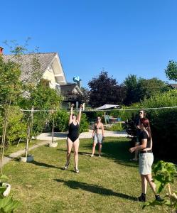 Garden Paradise Bled Apartments - garden, pond and castle view