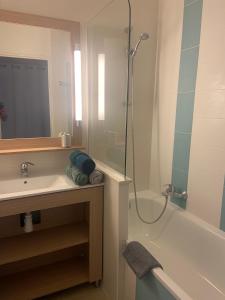 Appartement 1 chambre et double balcon