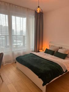 Stylish 19th-Floor Klingerka Apartment with Stunning Castle Views & Free Parking