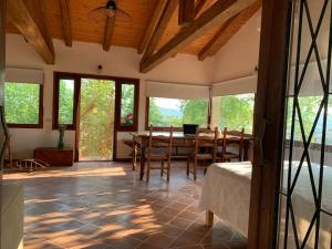 Poetic glass house in the countryside