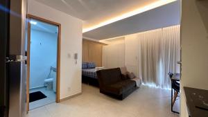 Studio Super Luxo com ar condicionado vaga piscina academia coworking etc