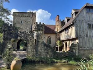 Quirky Castle on a lake in East Sussex