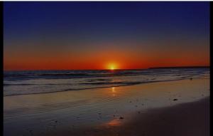 A pie de playa con vistas al mar