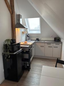 zwischen Stade and Cuxhaven der Elbe entlang