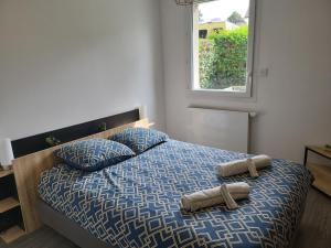 appartement 2 chambres, jardin privé et garage