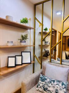 Relaxing Escape with Spacious Sofa Corner