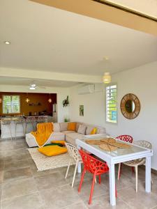 Architect-designed villa near Deshaies with sea view