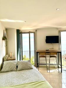 Sea view studio 5 minutes from Monaco and the beach