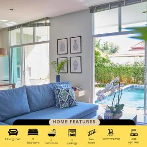 Villa Vipa - Unique 3 Bedrooms pool villa near Naiharn Beach