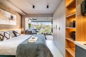 Studio c Piscina na Cobertura no Sumaré - G1-103