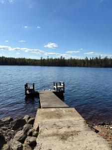 Mökki järvenrannalla