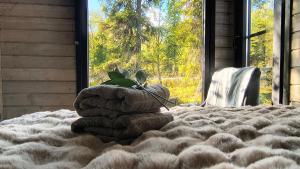 Lapland Landscape XXL Cabin with Nature View, Sauna, Fireplace & Kitchen, Sodankylä, Luosto, Fell Village
