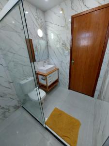 Casa com piscina e ar condicionado perto da Lagoa