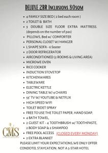 Monarch Parksuites 2BR Deluxe 4 Family beds