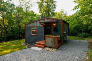 Off-Grid Cabin Surrounded by Trees in Pineville, Missouri