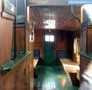 Vintage Caboose Rental in Historic Small Town near Springfield, Massachusetts