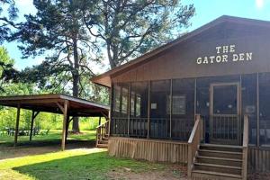 The Gator Den at Caddo Lake in Karnack, Texas
