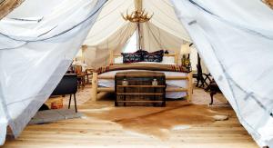 Stylish Camping Tents Set on an Organic Farm in Hudson Valley, New York State