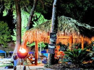 Stunning Glamping Destination Ideal for a Relaxing Vacation: Luxury Safari Tent on the San Marcos River near Kingsbury, Texas