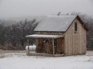 Rustic Cabin Getaway with Prairie Views in Sharon, Oklahoma