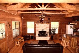 Charming Log Cabin Perfect for a Summer Staycation in Texas Hill Country