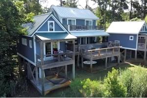 Unique Soundfront Rental Set in Kitty Hawk Woods Coastal Preserve of North Carolina