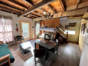 Two-Story Cabin Rental for Large Groups along Hamilton Creek in Marble Falls, Texas