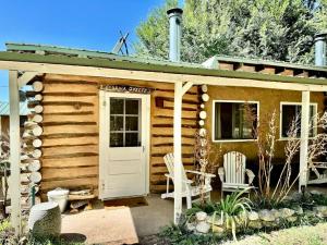 Rural Log Cabin Rental for Couples near Taos Ski Valley