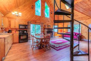 Idyllic Log Cabin Rental with a Porch in the Poconos of Pennsylvania
