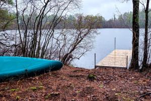 Eco-Friendly Solar Powered A-Frame Treehouse with Hot Tub and Private Dock on Littlefield Pond, near Wells, Maine