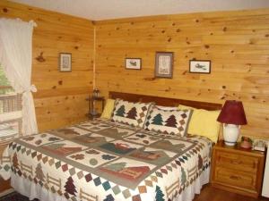 Large Camping Cabin with a Hot Tub near Beech Mountain, North Carolina