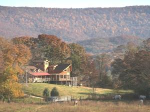 Stately Log Cabin with a Pool for a Group Getaway near Chickamauga, Georgia - Ubytování bez kategorie ve městě Rising Fawn