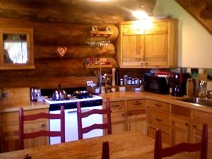 Rustic Ski Log Cabin for Six People with Outdoor Fire Pit near the Catskill Mountains