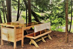 Private Riverfront Safari tent for a Glamping Experience in the Monadnock Region, New Hampshire