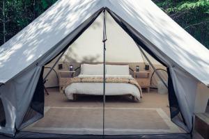 Carson Glamping Escapes in this Wonderful Bell Tent Rental in Washington