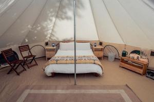 Carson Glamping Escapes in this Wonderful Bell Tent Rental in Washington